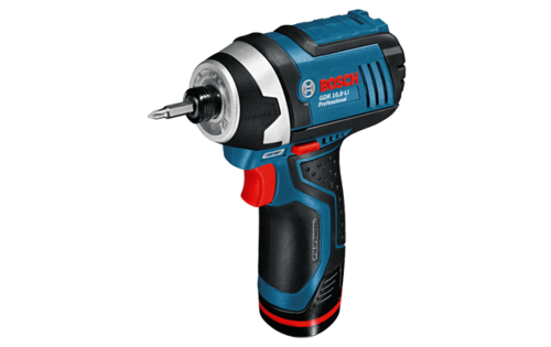 מברגה מקדחה BOSCH רוטטת GDR 12V-105 כולל 2 סוללות 2AH