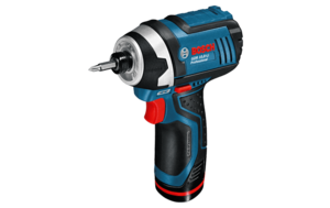 מברגה מקדחה BOSCH רוטטת GDR 12V-105 כולל 2 סוללות 2AH