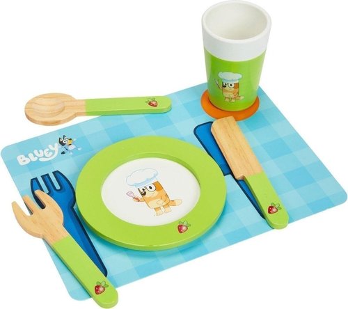בלואי סט כלי אוכל מעץ  - 32 חלקים