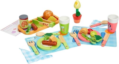 בלואי סט כלי אוכל מעץ  - 32 חלקים