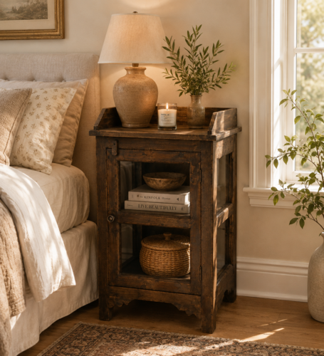 שידה עץ קינג