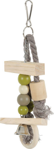 זולוקס צעצוע עץ לתוכים ולתוכונים  זולוקס WOOD.TOY PARROTS/L.PARAK BANJO