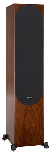 monitor audio silver 500 walnut with grill