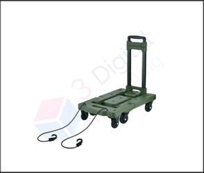 עגלת משא מתקפלת ירוקה GFT200 – עמידות, ניידות ויעילות מבית GLAMP