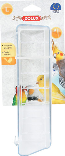זולוקס מתקן האכלה לציפורי נוי בגודל   FEEDER + GRID BIRD L