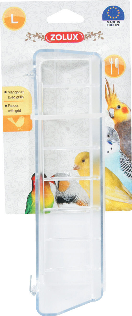זולוקס מתקן האכלה לציפורי נוי בגודל   FEEDER + GRID BIRD L