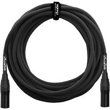 כבל מיקרופון 6 מטר שחור XLR/XLR ORANGE CA-XX-MIC-BL-20