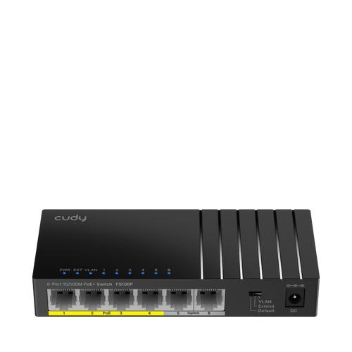 מתג | 6Port 10 100M PoE+ Switch FS106P