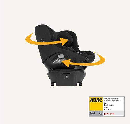 כסא בטיחות עם ציון הבטיחות הגבוה בעולם I-Spin Safe- צבע Shale