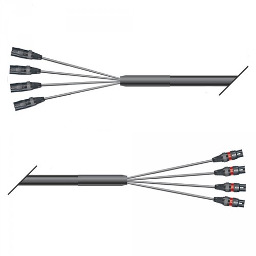מולטיכבל 4 ערוצים 3 מ' SOMMER XLR-XLR QMHP-M04/00-0300