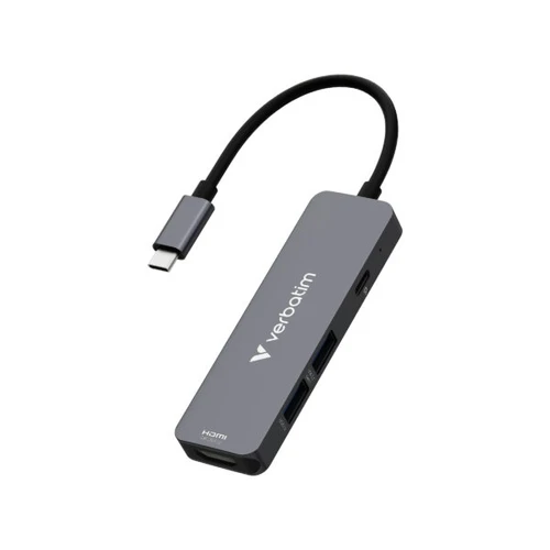 תחנת עגינה Verbatim USB-C Essentials Multiport Hub 4 Port 