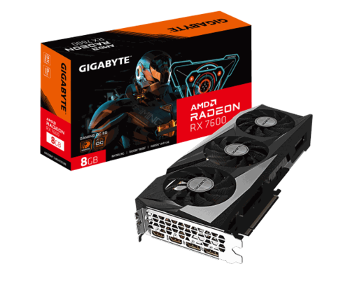 כרטיס מסך Gigabyte Radeon RX 7600 Gaming OC 8GB