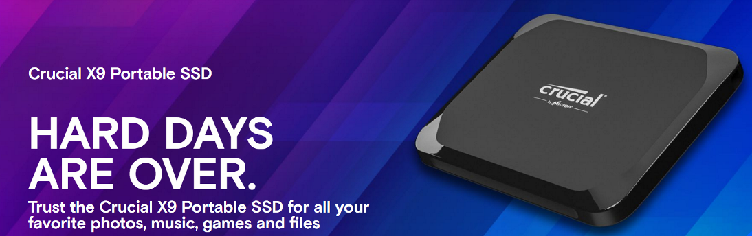 Crucial X9 Portable SSD חיצוני SSD