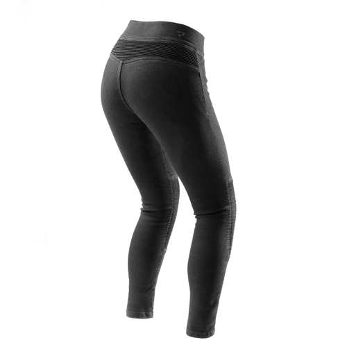 ג'ינס ממוגן לנשים רבל הורן שחור - REBELHORN CHICA JEANS