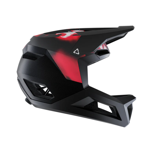 קסדת אינדורו מלאה לאופניים ליט אדום - LEATT MTB GRAVITY 5.0