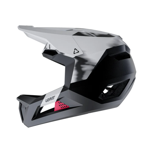 קסדת אינדורו מלאה לאופניים ליט לבן - LEATT MTB GRAVITY 5.0