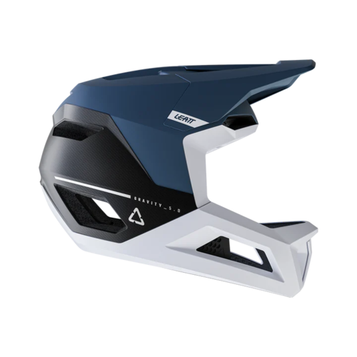 קסדת אינדורו מלאה לאופניים ליט כחול -  LEATT MTB GRAVITY 5.0
