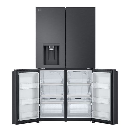  מקרר LG אינוורטר 4 דלתות דגם GR-730BDIS בנפח 637 ליטר – נירוסטה מושחרת וקיוסק UVnano