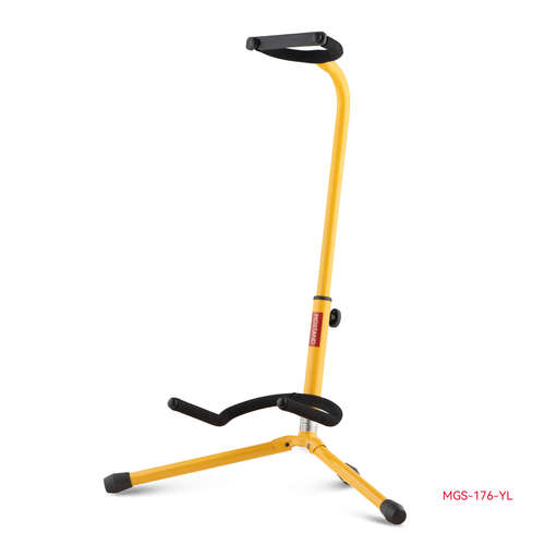 סטנד גיטרה מתכוונן צהוב לימון Casa Solo Lemon Tart Color עם זרועות תמיכה מסתובבות AWEDA MGS176LT