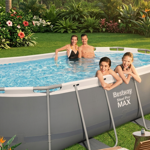 בריכת שחייה אובלית  דגם 56620 4.27×2.50 BestWay - יבוא מקביל