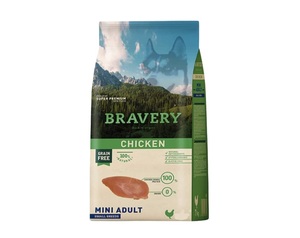 bravery chicken - ברייברי עוף היפואלרגני לגורים 2 ק"ג