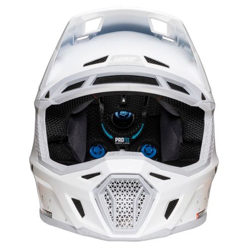 קסדת ליט 8.5 לבן כולל משקפי אבק מתנה - LEATT MOTO 8.5 V27