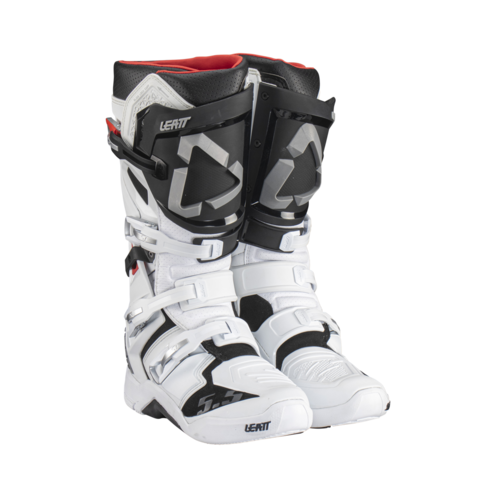 מגף רכיבה ליט לבן - LEATT BOOTS FLEXLOCK EVO 5.5
