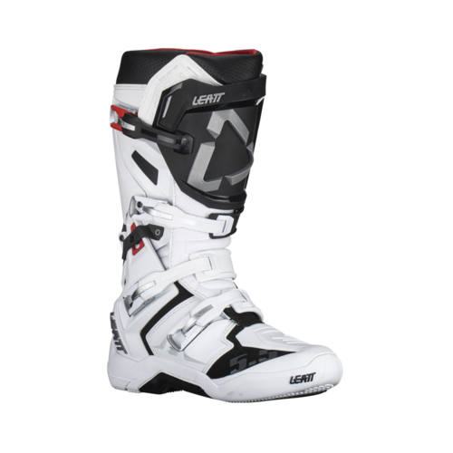 מגף רכיבה ליט לבן - LEATT BOOTS FLEXLOCK EVO 5.5