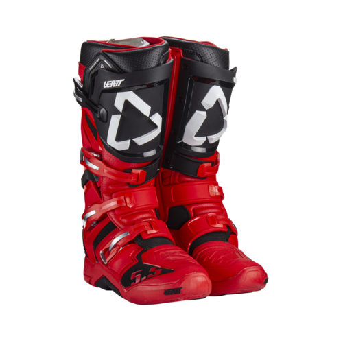 מגף רכיבה ליט אדום - LEATT BOOTS FLEXLOCK EVO 5.5