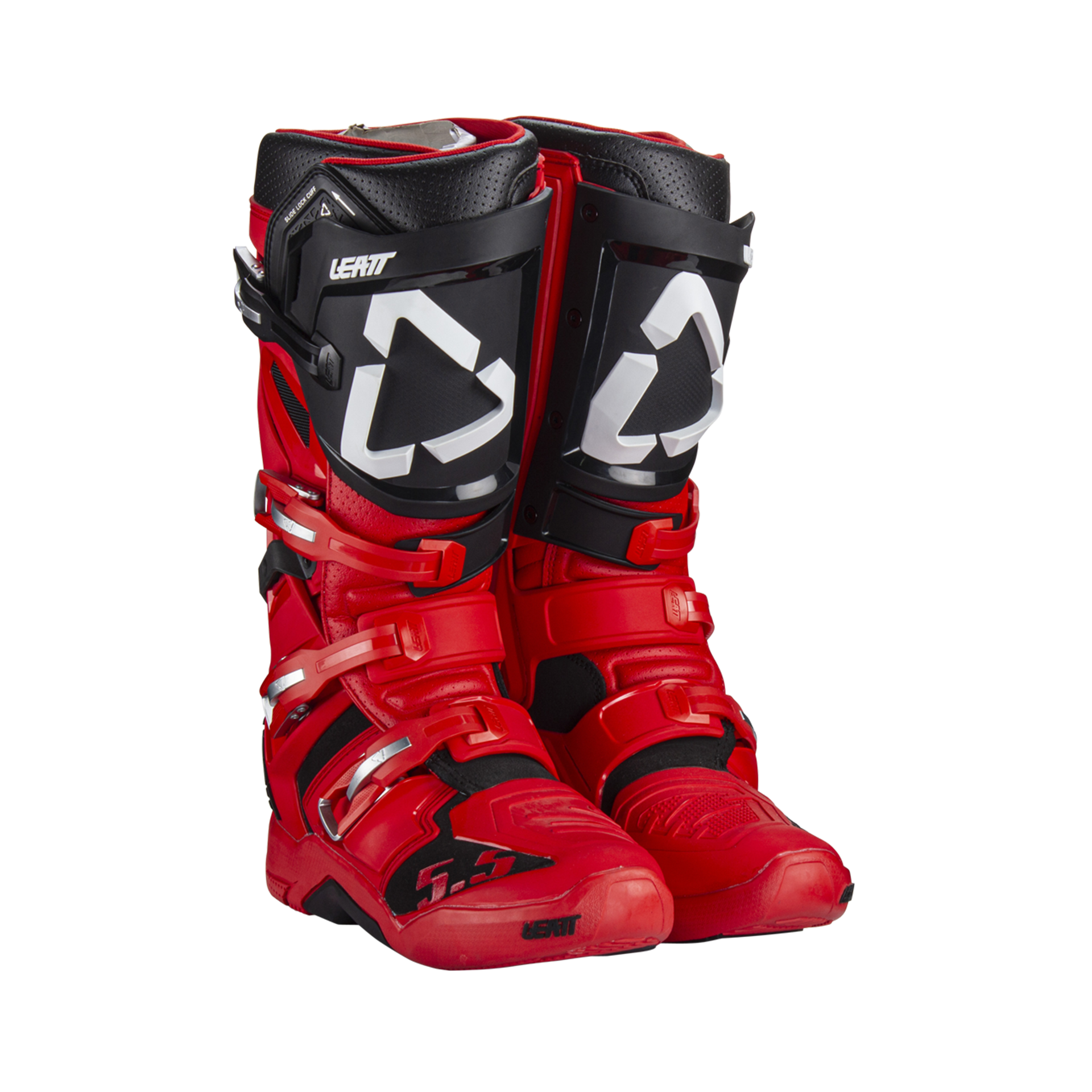 מגף רכיבה ליט אדום - LEATT BOOTS FLEXLOCK EVO 5.5