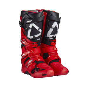 מגף רכיבה ליט אדום - LEATT BOOTS FLEXLOCK EVO 5.5