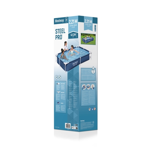בריכת שחייה מלבנית דגם 56401 2.21×1.50 BestWay - יבוא מקביל