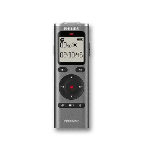 טייפ מנהלים Philips VoiceTracer DVT1170 מקליט קול דיגיטלי 8GB