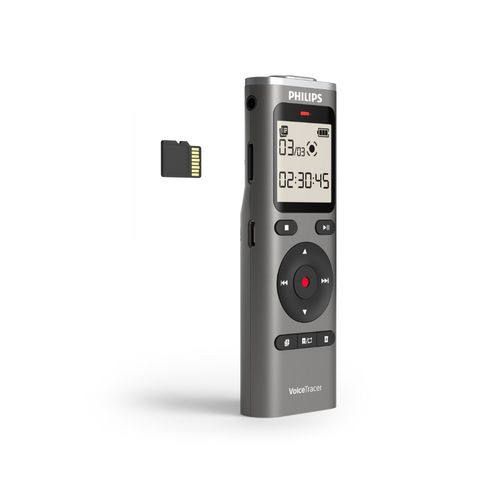 טייפ מנהלים Philips VoiceTracer DVT1170 מקליט קול דיגיטלי 8GB