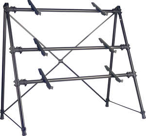 סטנד 3 קומות לקלידים ותחנות עבודה מתכוונן - AWEDA AKS-1177 Cockpit G1