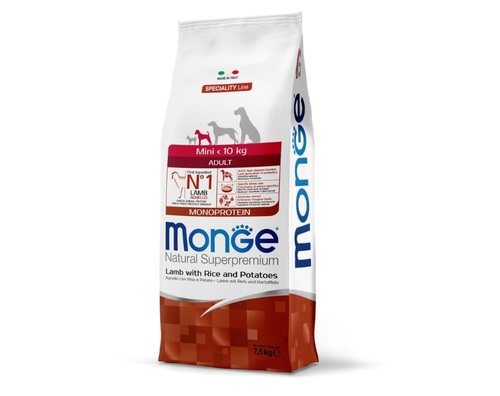 MONGE מונג' מיני אדולט כבש אורז ותפו