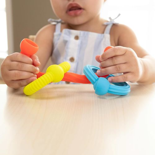 פליפ 3 חישוקים - צעצוע סנסורי לתינוקות