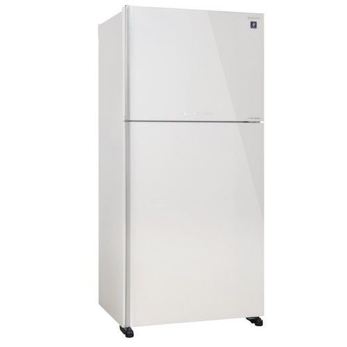מקרר מקפיא עליון 604 ליטר נטו Sharp SJ-GTR820G-WH - גימור זכוכית לבנה***מתצוגה***