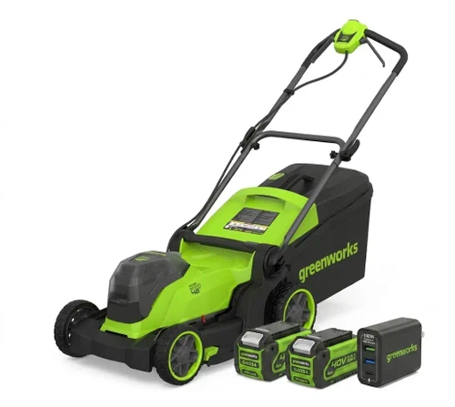 מכסחת דשא נטענת 48V (24V x 2) דחיפה גודל חיתוך: 41 ס