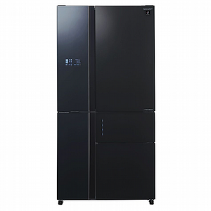 מקרר 5 דלתות 668 ליטר נטו Sharp SJ-FS920-BK - גימור זכוכית שחורה 