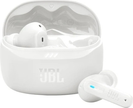 אוזניות אלחוטיות JBL Tune Beam 2 TWS בצבע לבן