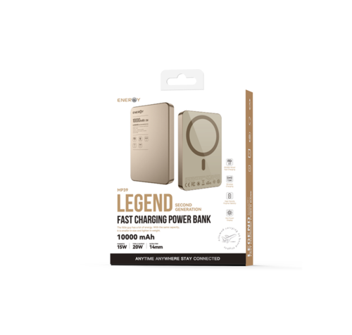 סוללת גיבוי ENERGY MP39 Legend 10000mAh Magsafe 