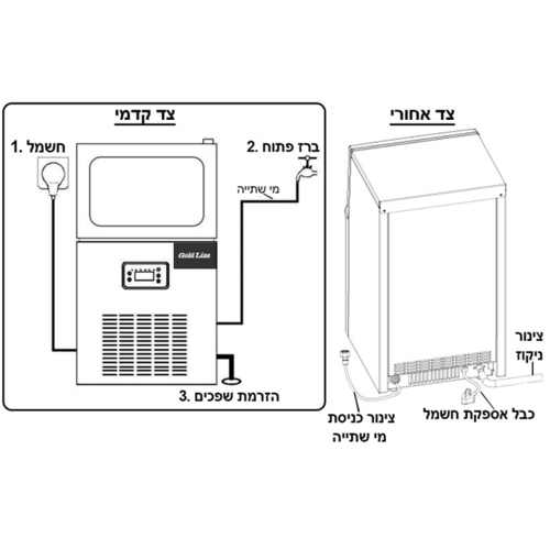 מכונה אוטומטית ליצור קוביות קרח / ATL-8042