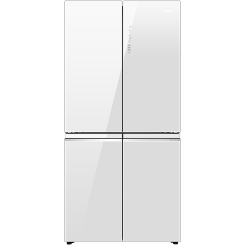 מקרר 4 דלתות - 463 ליטר כולל התקן שבת Haier האייר HRF4560F זכוכית לבנה אחריות ע