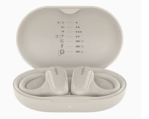 אוזניות אלחוטיות Belkin SoundForm ClearFit TWS דגם AUC013CTSA