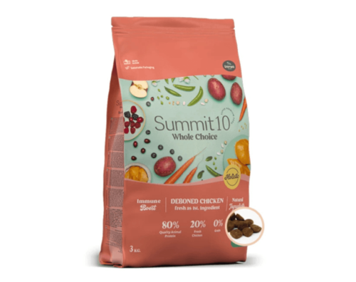 SUMMIT 10 סאמיט 10 הול צ'ויס עוף לכלב בוגר מיני 3 ק