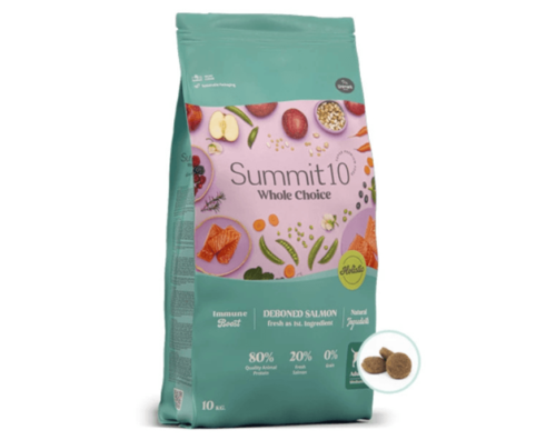 SUMMIT 10 סאמיט 10 הול צ'ויס סלמון לכלב בוגר 10 ק