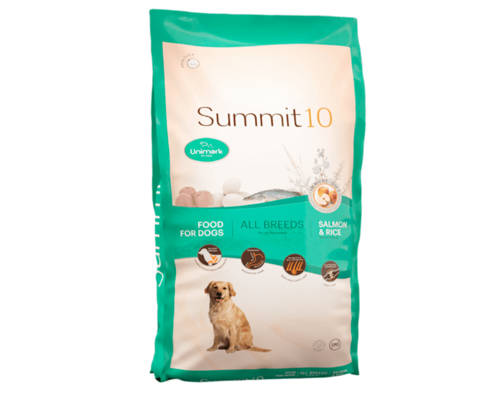 SUMMIT 10 סאמיט 10 סלמון ואורז כלב בוגר 15 ק