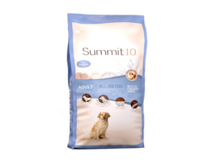 SUMMIT 10 סאמיט 10 עוף ואורז לכלב בוגר 3 ק"ג