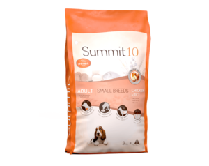 SUMMIT 10 סאמיט 10 עוף ואורז כלב בוגר מיני 3 ק"ג